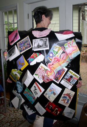 My Birthday Card Poncho - back