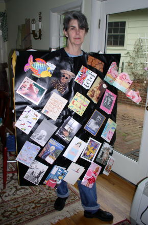 My Birthday Card Poncho - front